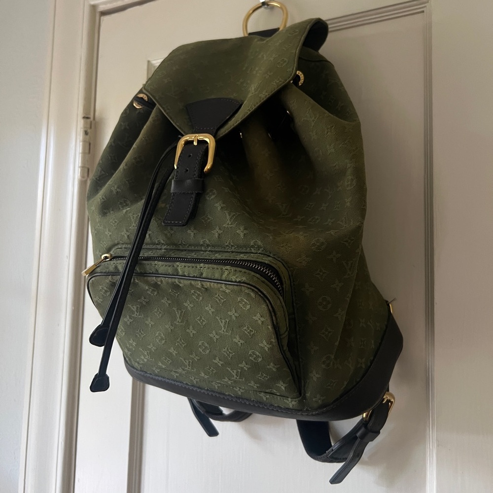 Vintage Louis Vuitton Mini Lin Monogram Montsouris GM Backpack